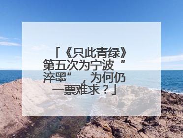《只此青绿》第五次为宁波“淬墨”，为何仍一票难求？