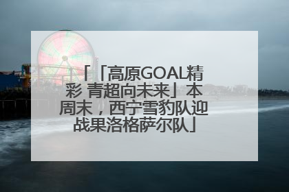 「高原GOAL精彩 青超向未来」本周末，西宁雪豹队迎战果洛格萨尔队