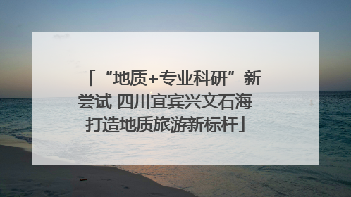 “地质+专业科研”新尝试 四川宜宾兴文石海打造地质旅游新标杆