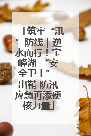 筑牢“汛”防线｜逆水而行！宝峰湖 “安全卫士” 出鞘 防汛应急再添硬核力量