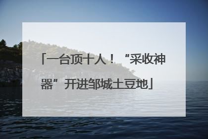 一台顶十人！“采收神器”开进邹城土豆地