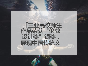 三亚高校师生作品荣获“伦敦设计奖”银奖，展现中国传统文化创新魅力