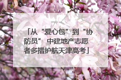 从“爱心包”到“协防员” 中建地产志愿者多措护航天津高考