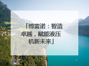 博雷诺：智造卓越，赋能液压机新未来