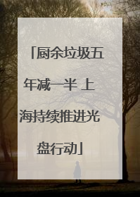厨余垃圾五年减一半 上海持续推进光盘行动