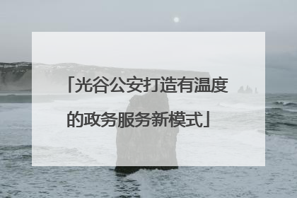 光谷公安打造有温度的政务服务新模式