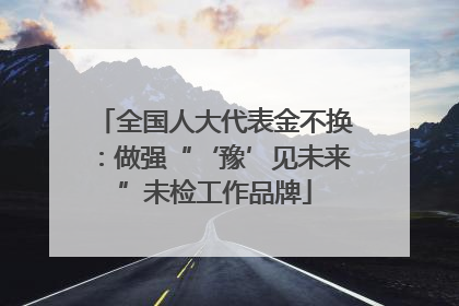 全国人大代表金不换：做强“‘豫’见未来”未检工作品牌