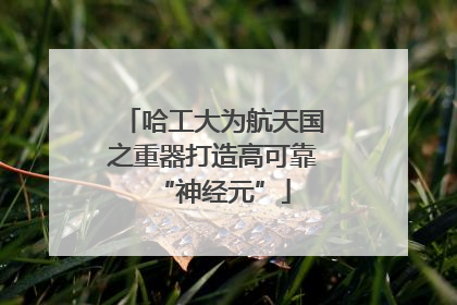 哈工大为航天国之重器打造高可靠“神经元”