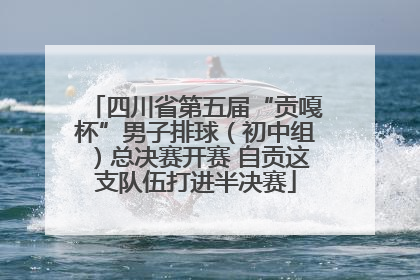 四川省第五届“贡嘎杯”男子排球（初中组）总决赛开赛 自贡这支队伍打进半决赛