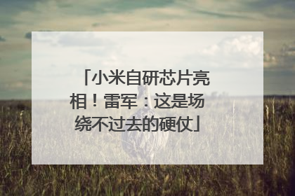 小米自研芯片亮相！雷军：这是场绕不过去的硬仗