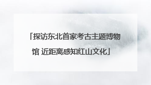 探访东北首家考古主题博物馆 近距离感知红山文化