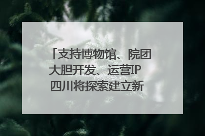 支持博物馆、院团大胆开发、运营IP 四川将探索建立新的收入分配激励机制｜新闻发布最前线