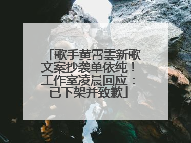 歌手黄霄雲新歌文案抄袭单依纯！工作室凌晨回应：已下架并致歉