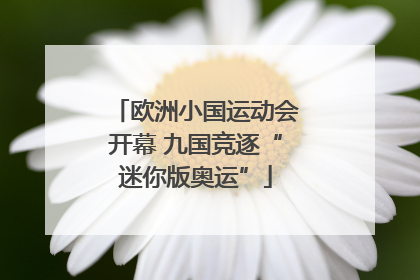 欧洲小国运动会开幕 九国竞逐“迷你版奥运”