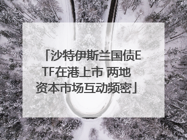 沙特伊斯兰国债ETF在港上市 两地资本市场互动频密