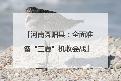 河南舞阳县：全面准备“三夏”机收会战