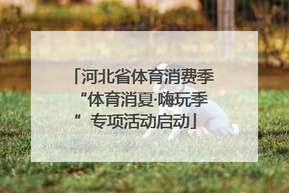 河北省体育消费季“体育消夏·嗨玩季”专项活动启动