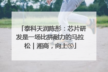 泰科天润陈彤：芯片研发是一场比拼耐力的马拉松｜湘商，向上⑤