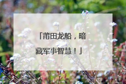 莆田龙船，暗藏军事智慧！