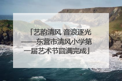 艺韵清风 音浪逐光——东营市清风小学第一届艺术节圆满完成