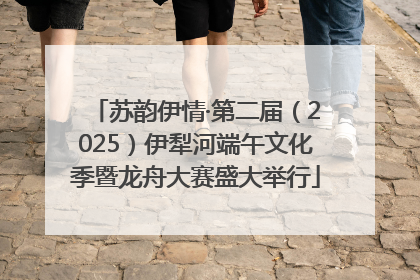 苏韵伊情·第二届（2025）伊犁河端午文化季暨龙舟大赛盛大举行