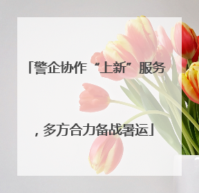 警企协作“上新”服务，多方合力备战暑运