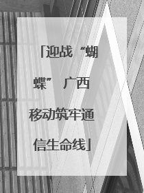 迎战“蝴蝶” 广西移动筑牢通信生命线