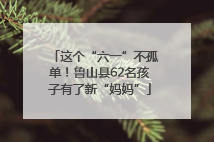 这个“六一”不孤单！鲁山县62名孩子有了新“妈妈”