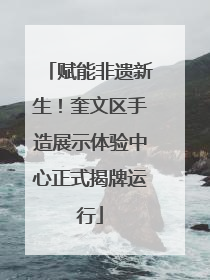 赋能非遗新生！奎文区手造展示体验中心正式揭牌运行
