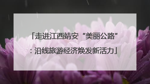 走进江西靖安“美丽公路”：沿线旅游经济焕发新活力