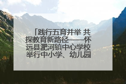 践行五育并举 共探教育新路径——怀远县淝河镇中心学校举行中小学、幼儿园班主任论坛活动