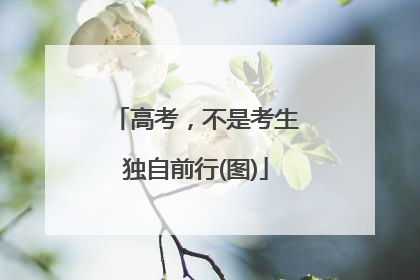高考，不是考生独自前行(图)