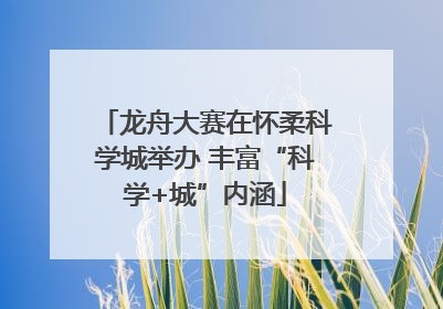 龙舟大赛在怀柔科学城举办 丰富“科学+城”内涵