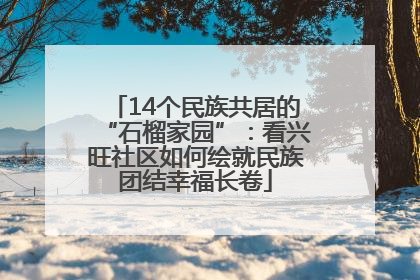 14个民族共居的“石榴家园”：看兴旺社区如何绘就民族团结幸福长卷