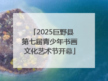 2025巨野县第七届青少年书画文化艺术节开幕