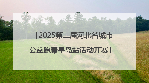 2025第二届河北省城市公益跑秦皇岛站活动开赛